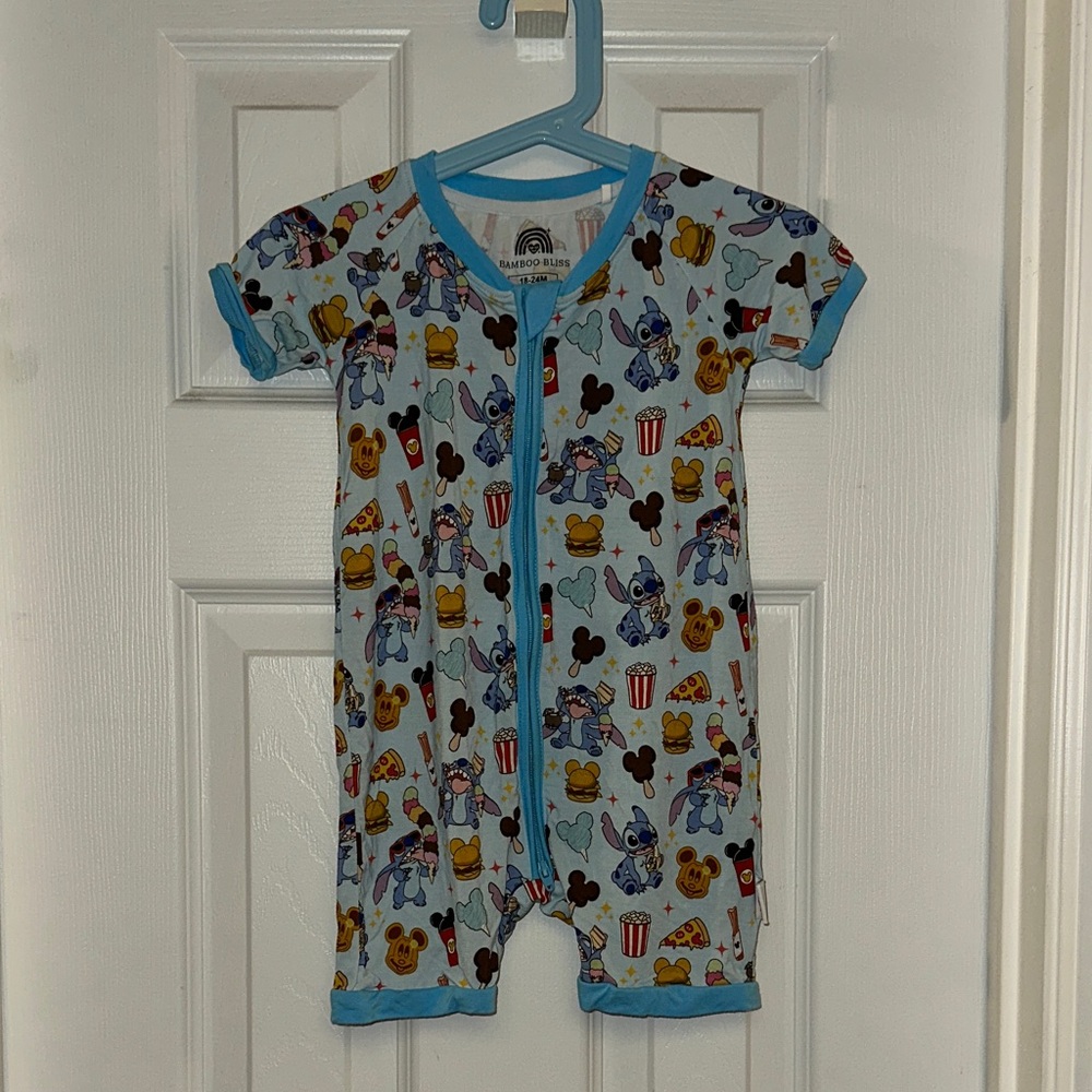 Stitch Disney Snacks Romper